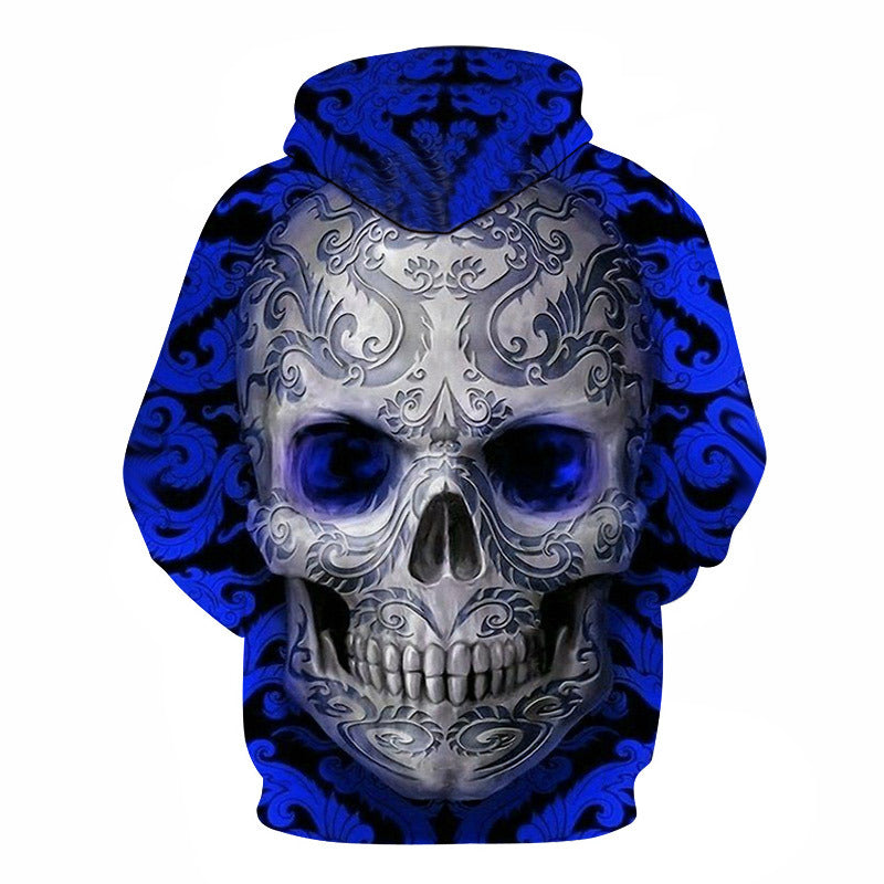Skull Printed Stylish 3D Hoodie-CALLISTARI