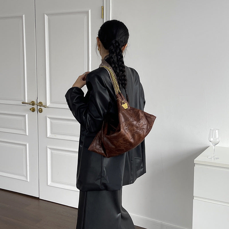Retro-Chain Women's Fashion Dumpling Bag-CALLISTARI