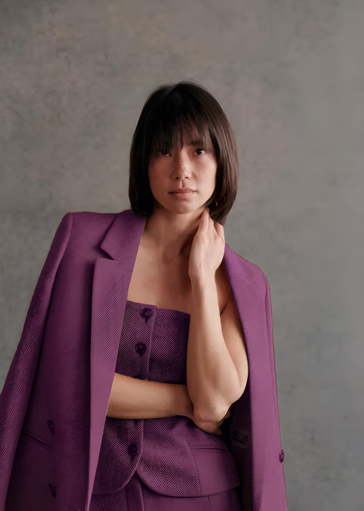 Designer three piece suit