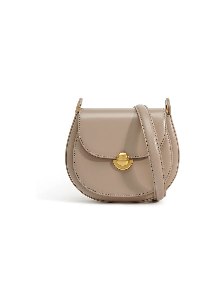 Crossbody Saddle Leather Bag-CALLISTARI