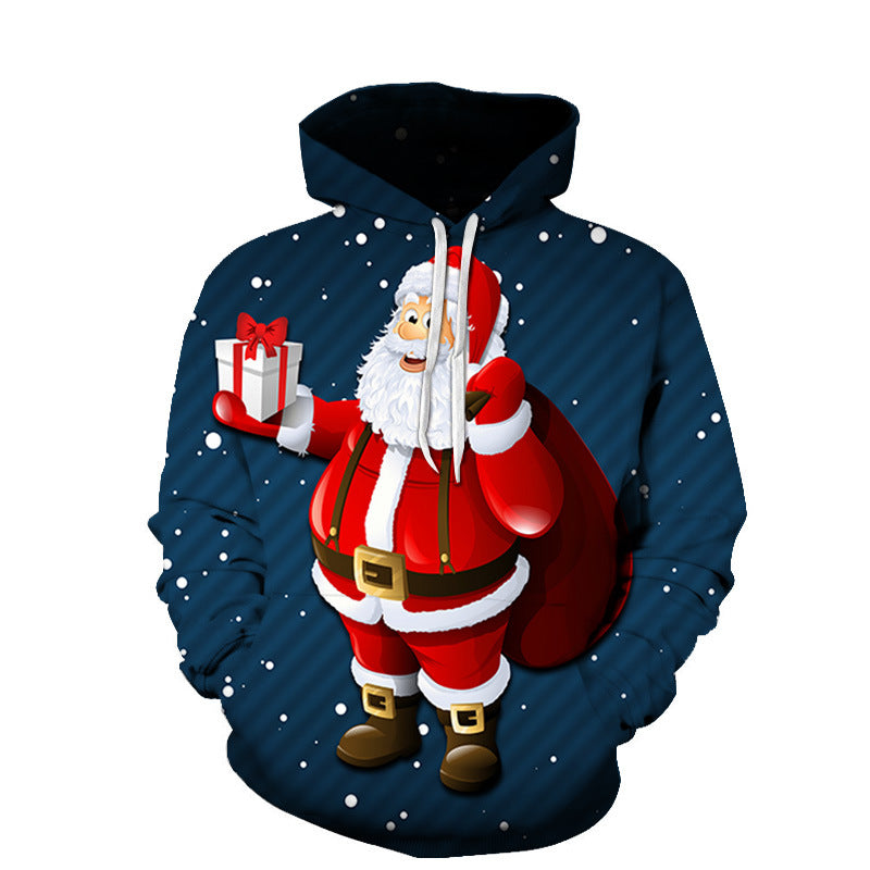 Christmas Santa Pattern Printed 3D Hoodie Collection-CALLISTARI