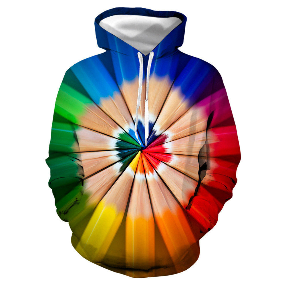 Multi Shade Vibrant 3D Printed Hoodie Collection-CALLISTARI
