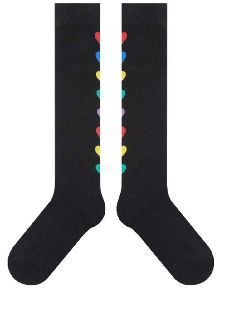 Sweet  Print Knee-High Socks-CALLISTARI