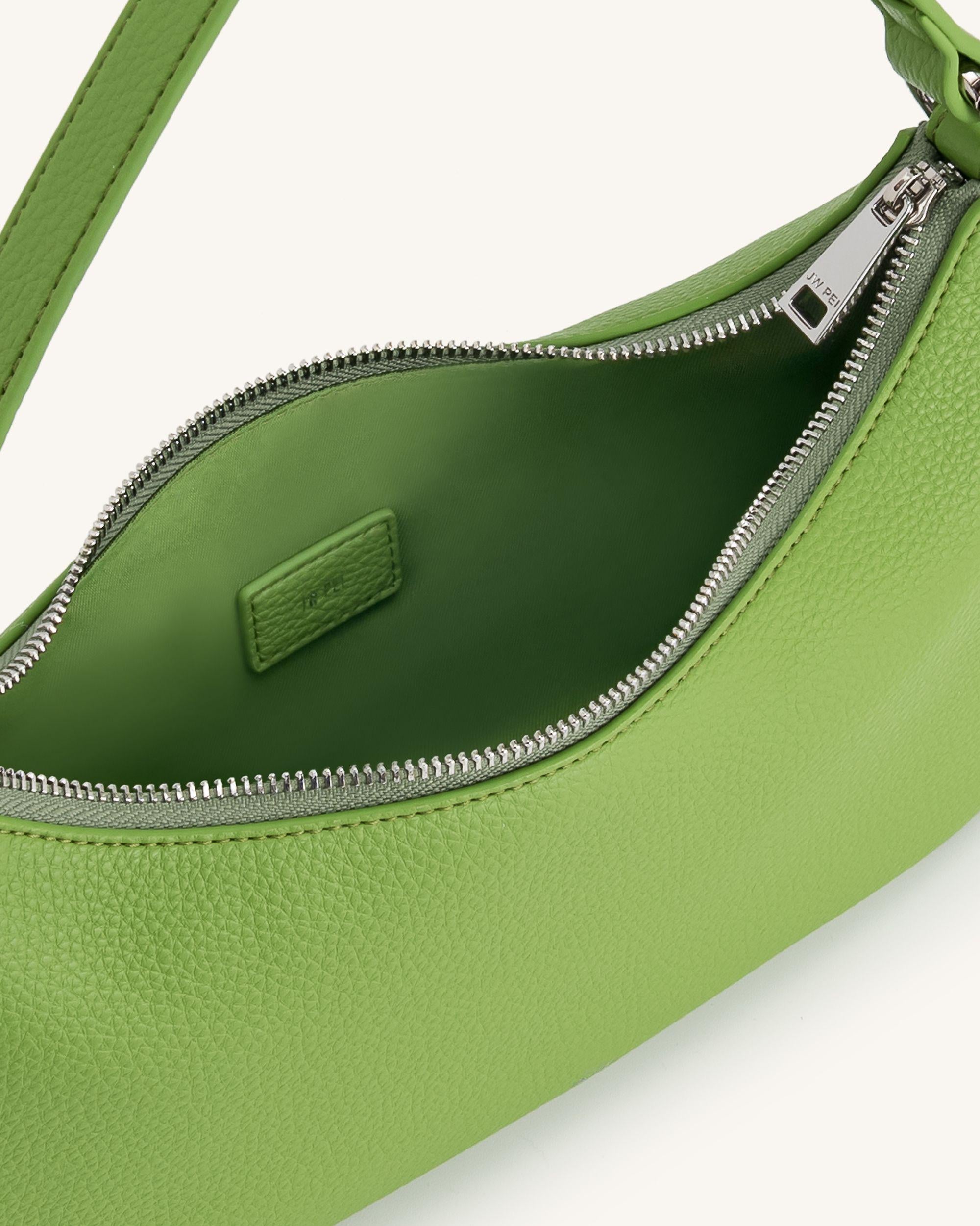 Lily Shoulder Bag - Green-Mesadic