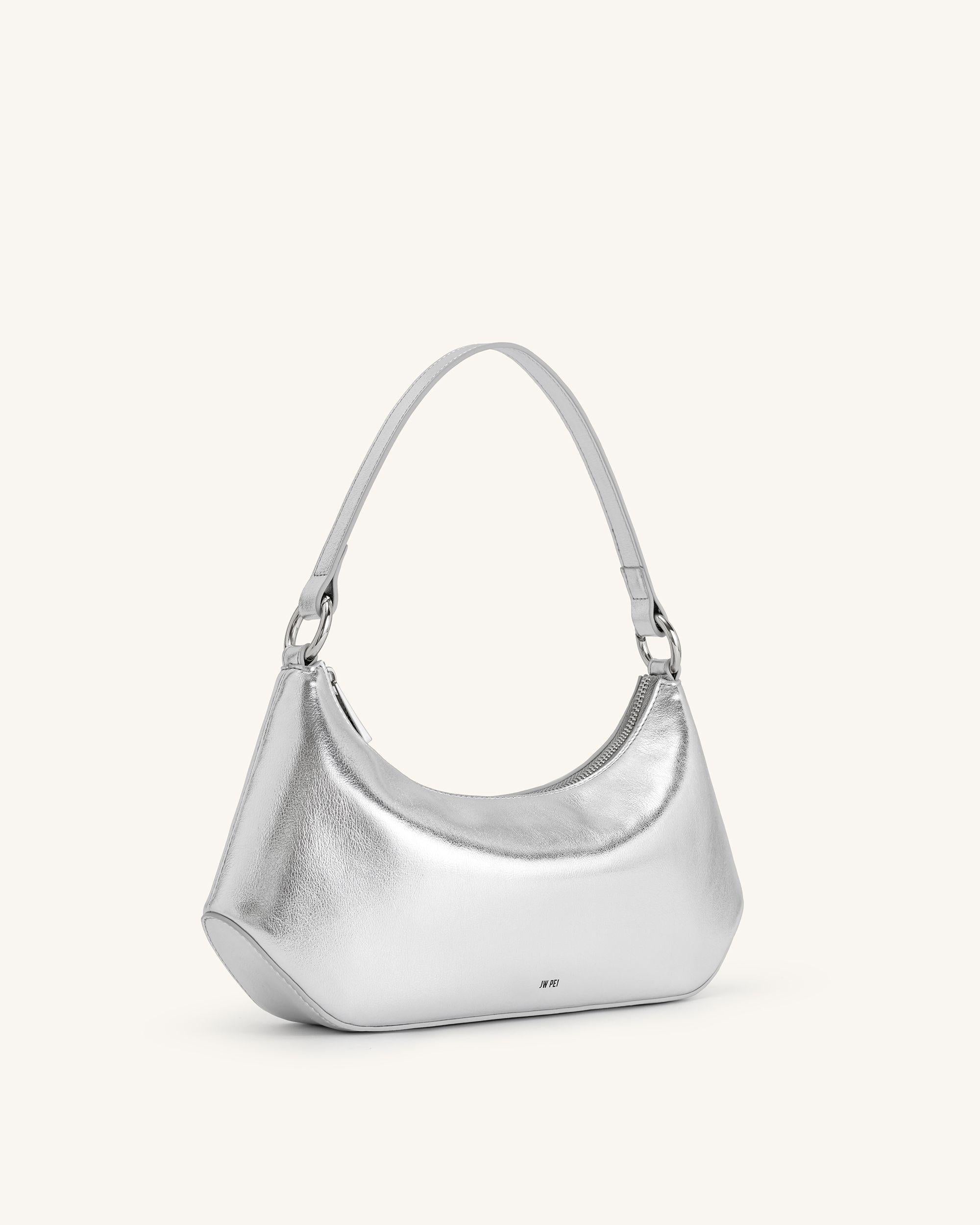Lily Shoulder Bag - Silver-Mesadic