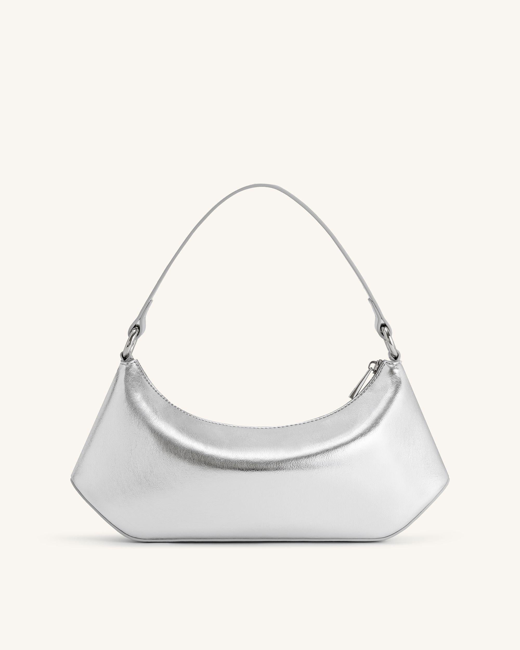 Lily Shoulder Bag - Silver-Mesadic