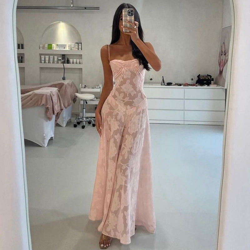 Women's Fashion Tube Top Off Collar Elegant Evening Dress-CALLISTARI