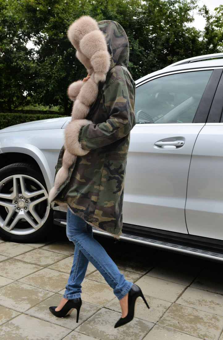 Callistari Womens Winter Jacket Long Faux Fur Coat Hooded Parka Hoodies Hoody Overcoat Top Size S-3XL-CALLISTARI