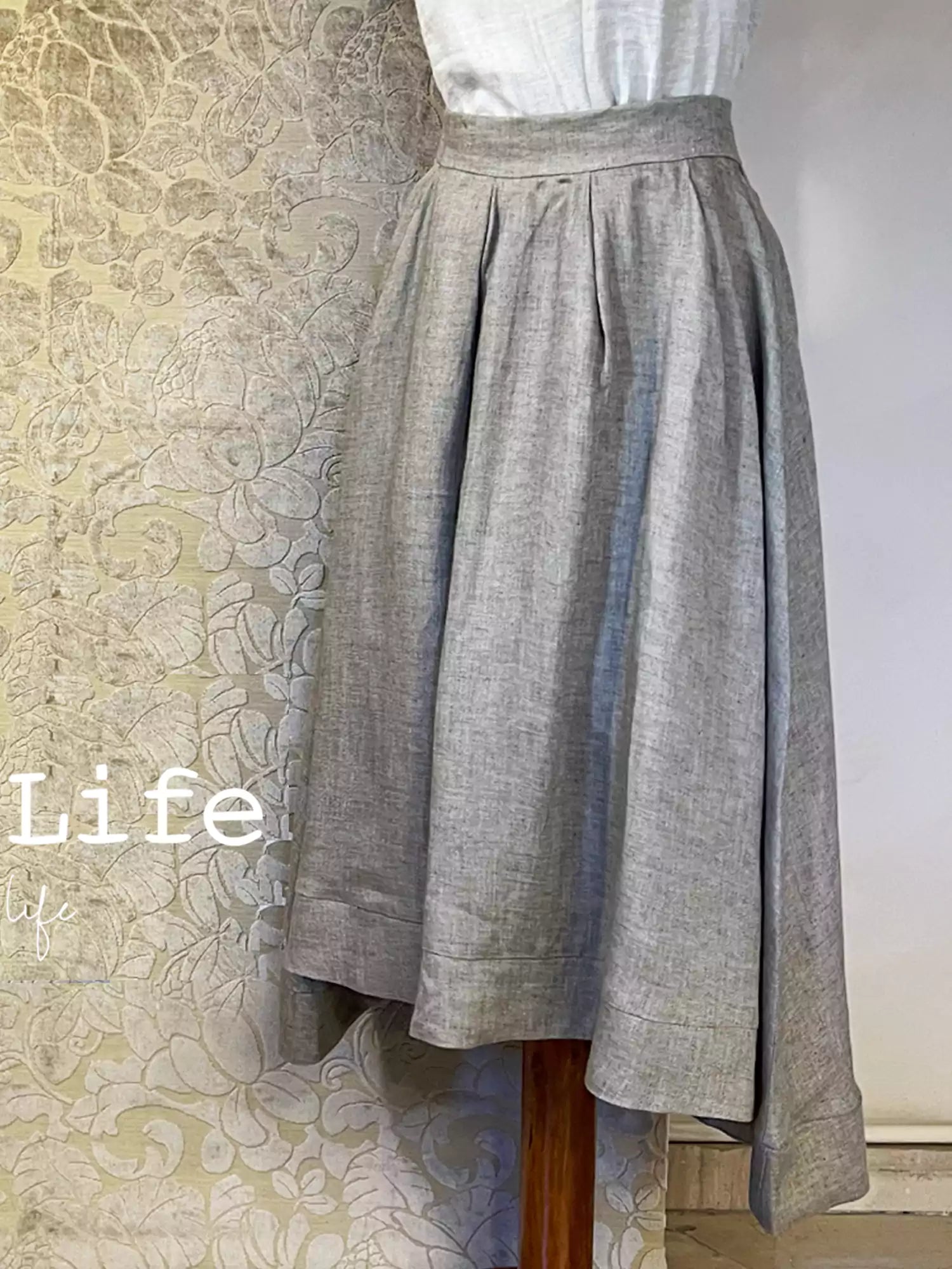 Serene Grace Linen Mermaid Skirt-CALLISTARI