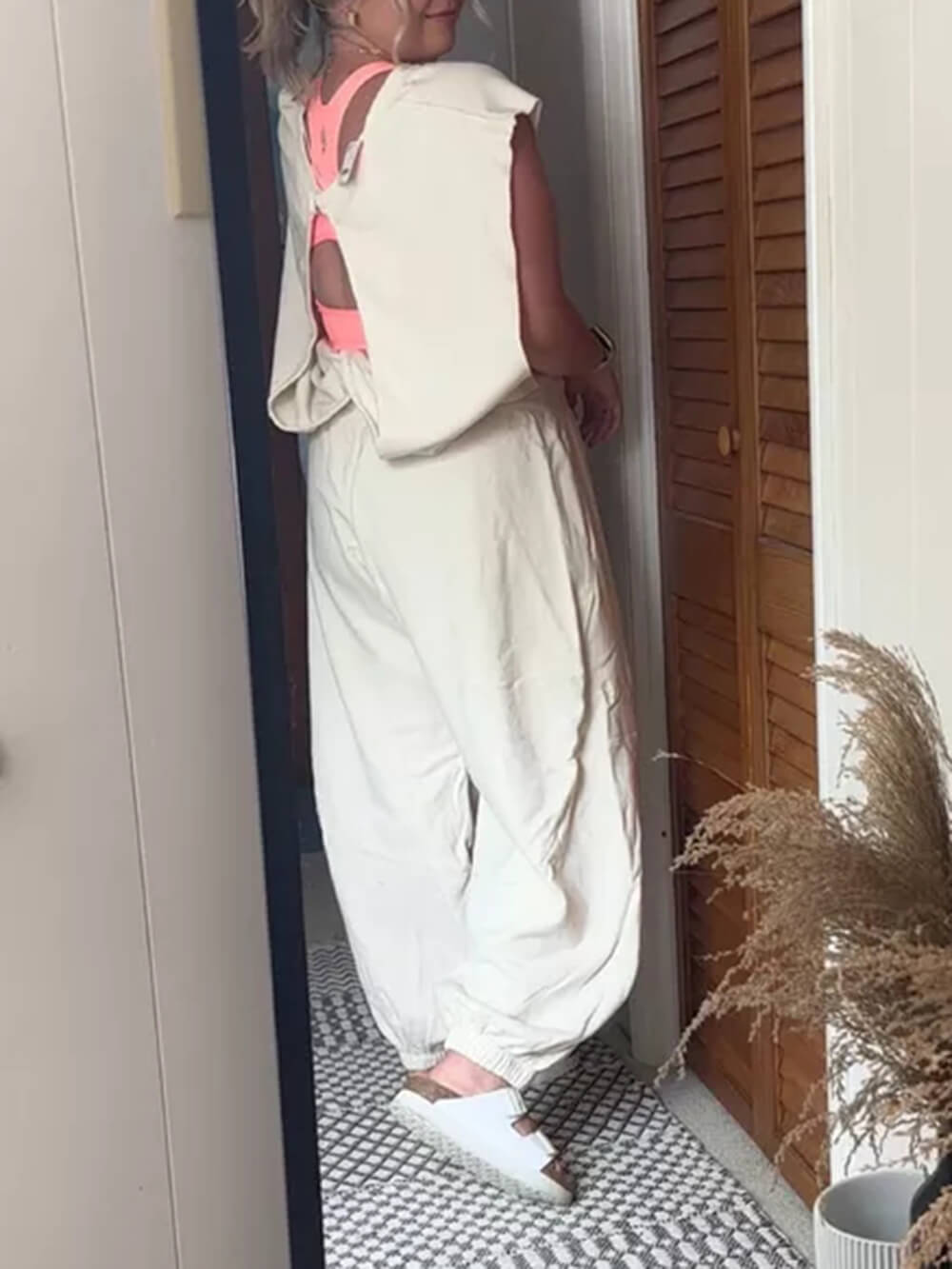 Backless corset jumpsuit-CALLISTARI