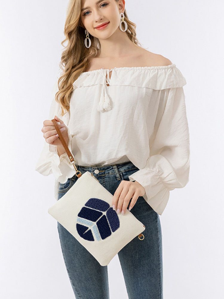 Clutch Bag with Detachable Shoulder Strap-CALLISTARI
