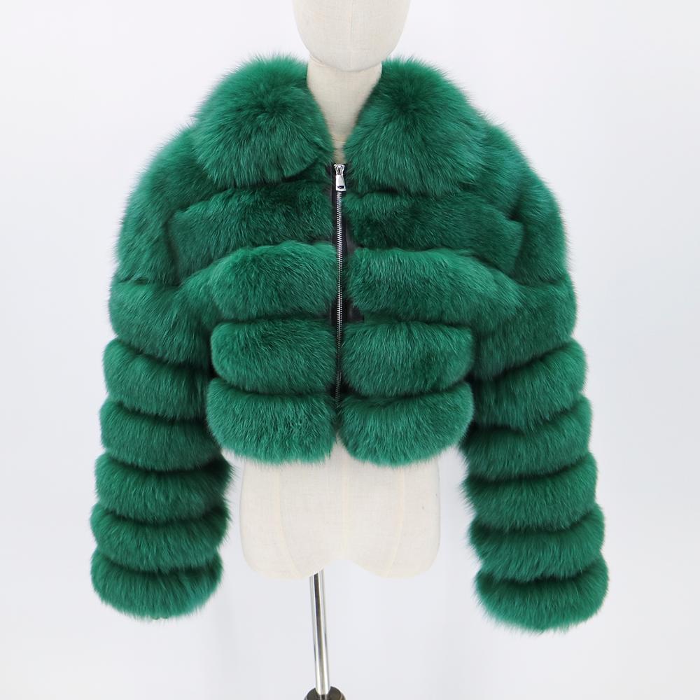 Faux Fur Jacket - cropped-CALLISTARI