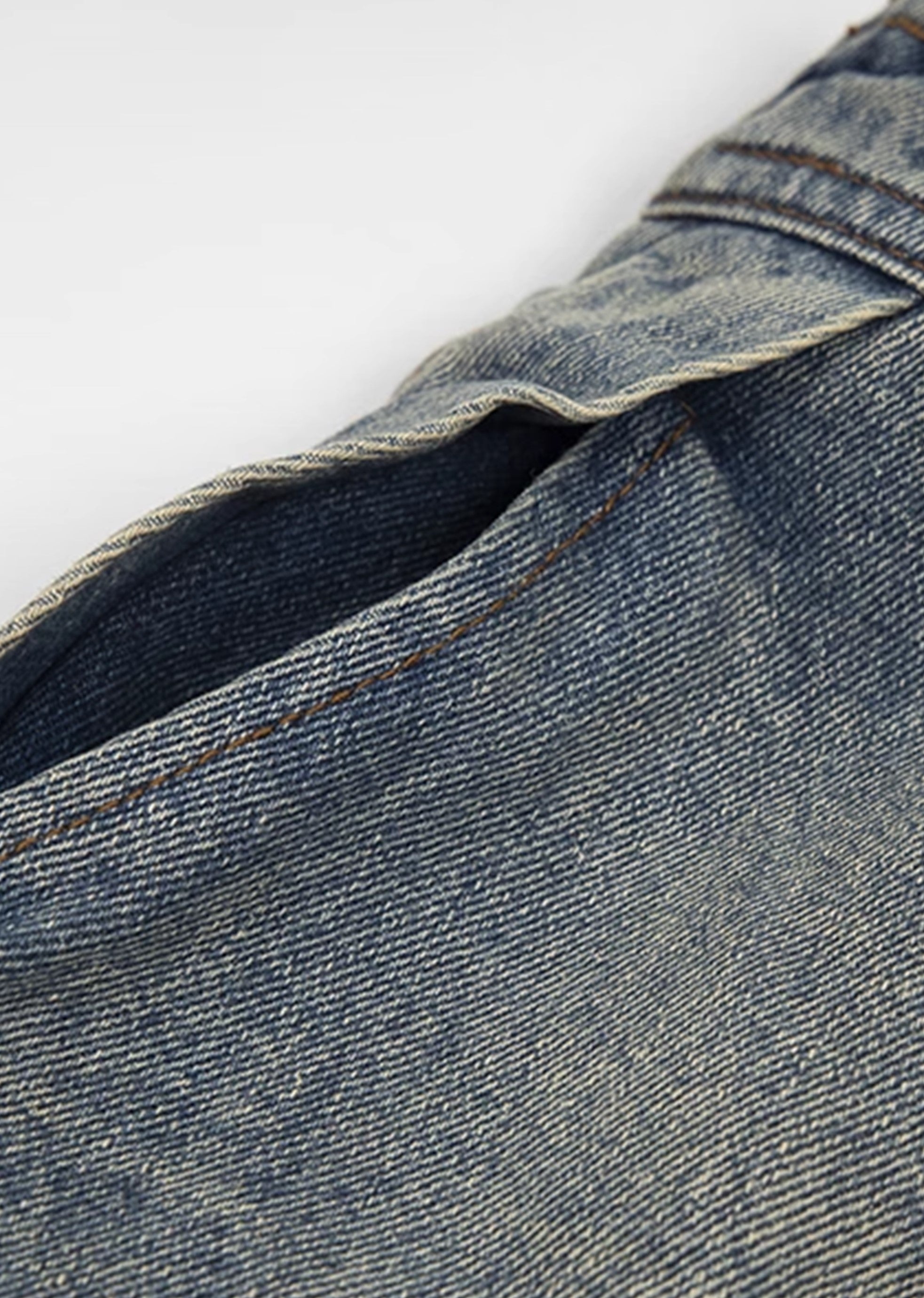 【7/15新作】Double Red Line Design Washed Denim Pants  HL3060-CALLISTARI