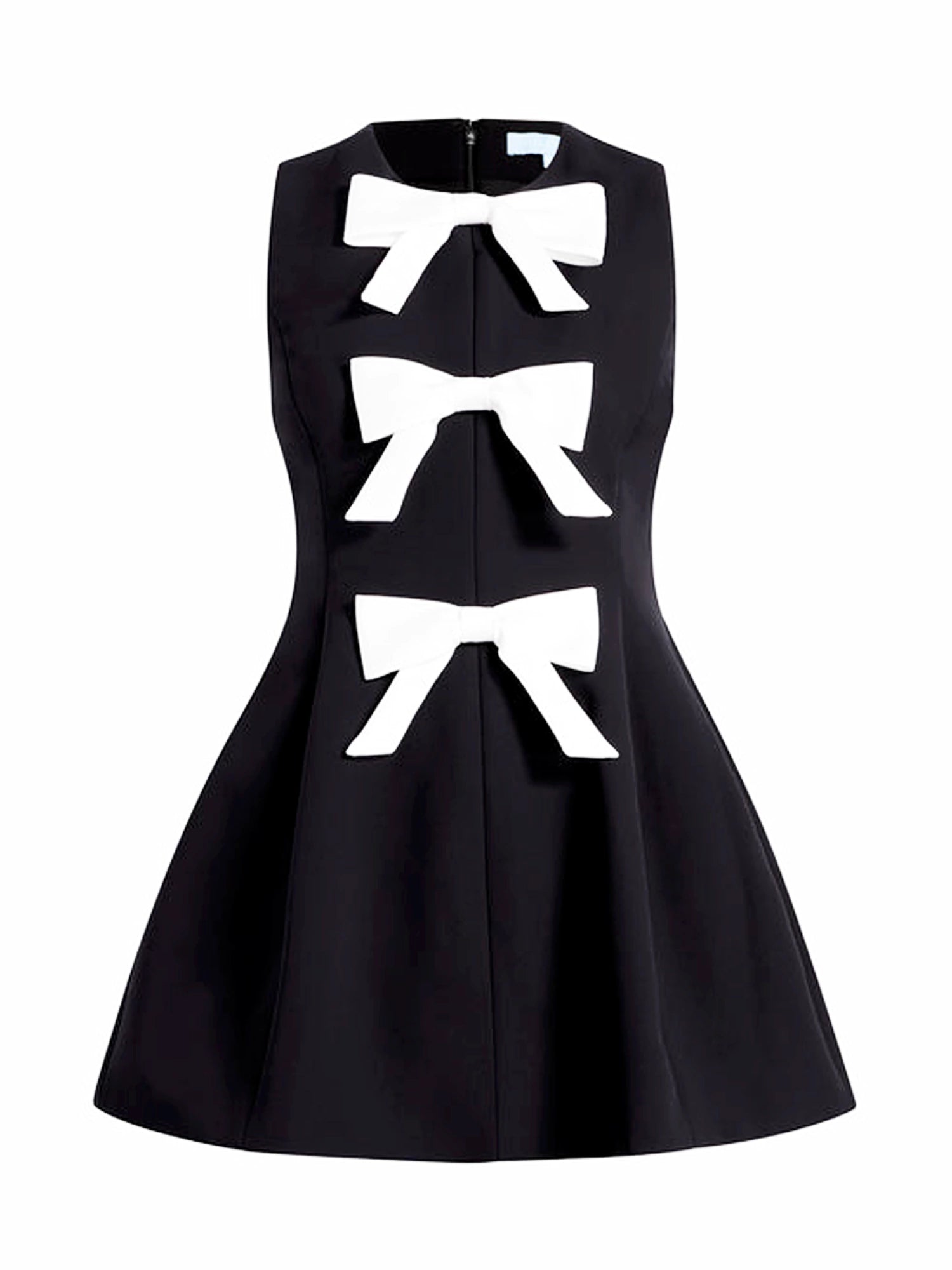 Silk Bow Charm Mini Dress-CALLISTARI