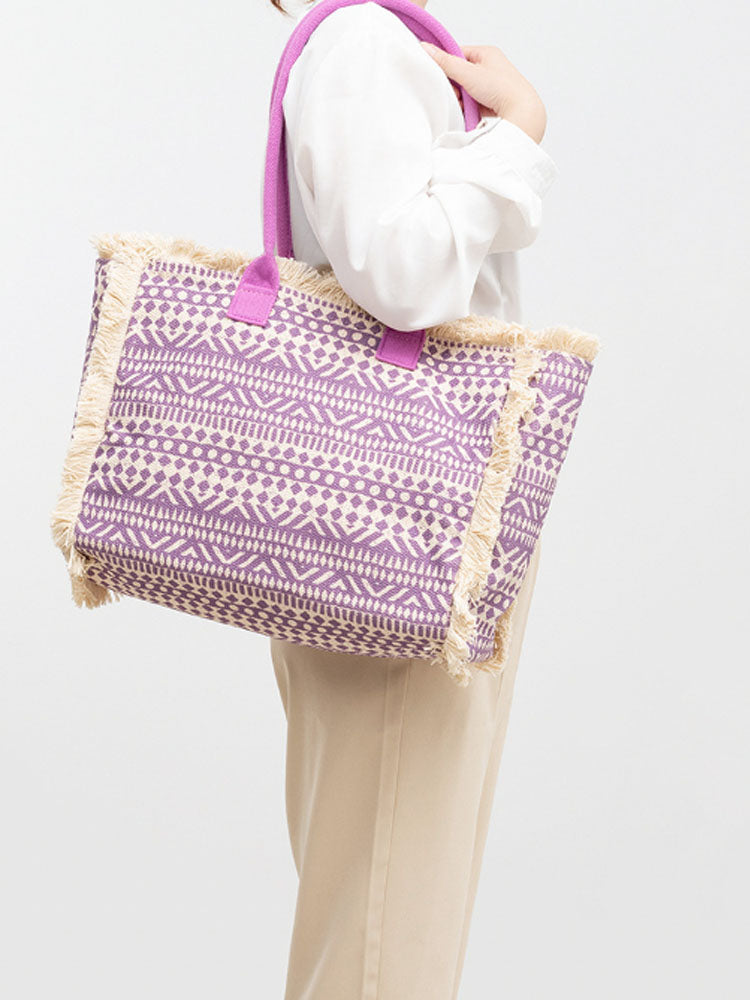 Vintage Printed Canvas Bag-CALLISTARI