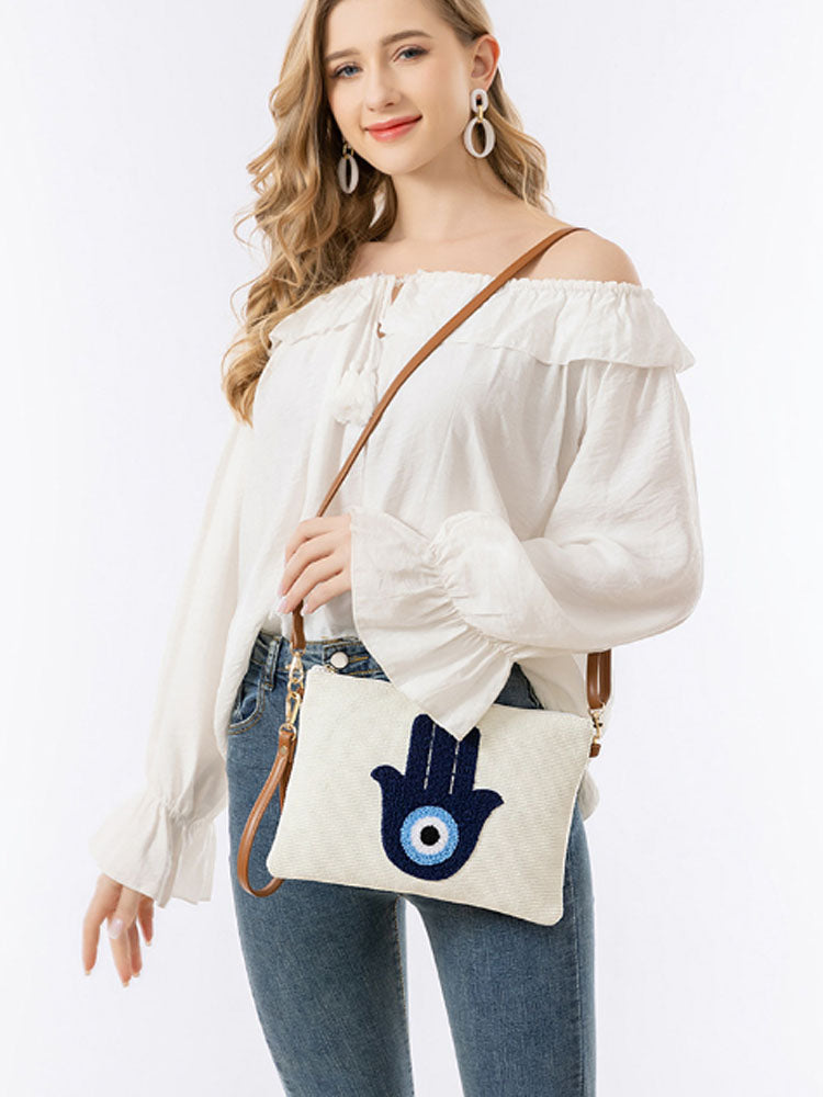 Clutch Bag with Detachable Shoulder Strap-CALLISTARI