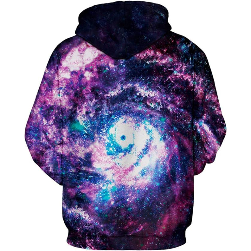 Spiral Galaxy Casual 3D Printed Hoodie-CALLISTARI