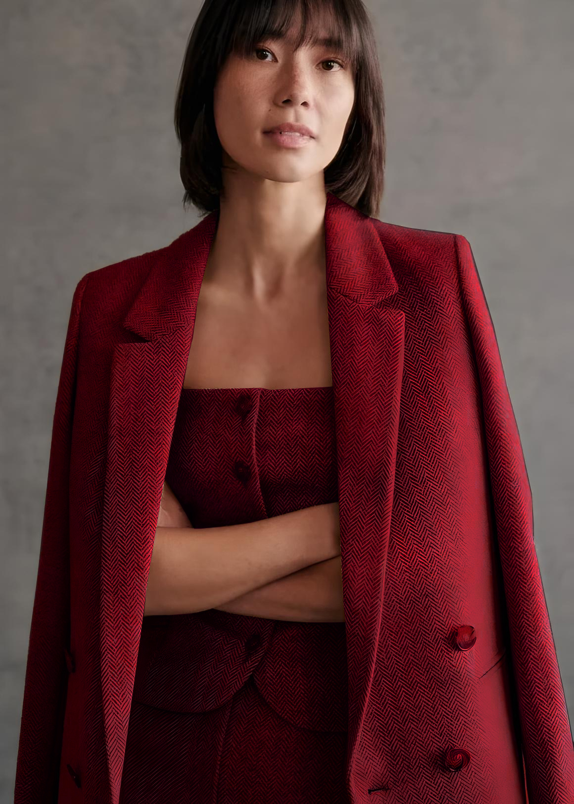 Designer three piece suit