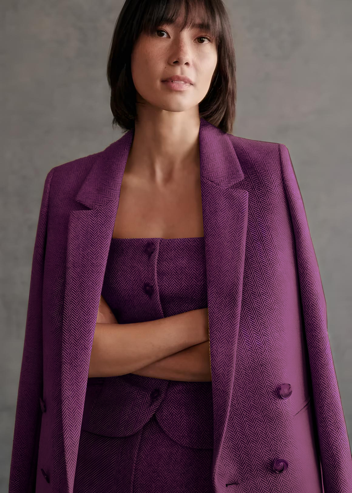 Designer three piece suit