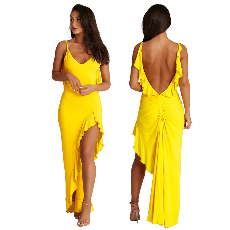 Alexa High-Waist Split Sleeveless Dress-CALLISTARI