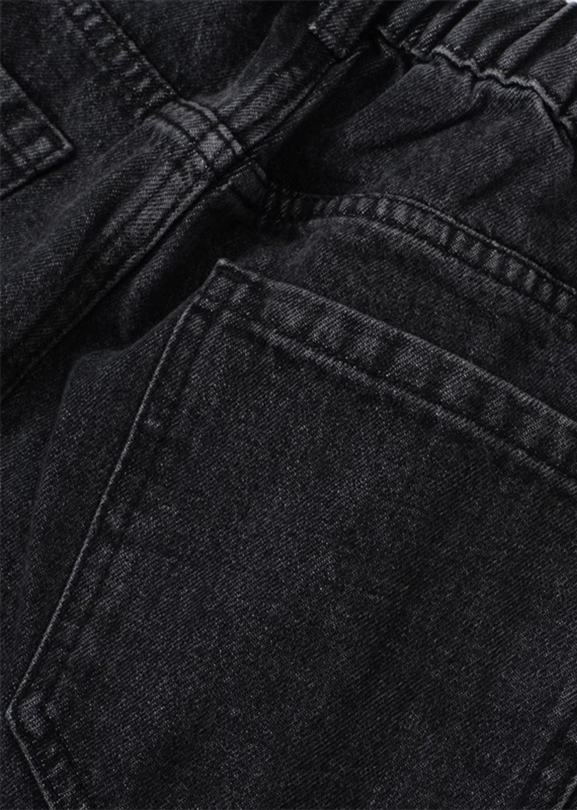 【7/15新作】Red color multiple side line design zipper denim pants  HL3058-CALLISTARI