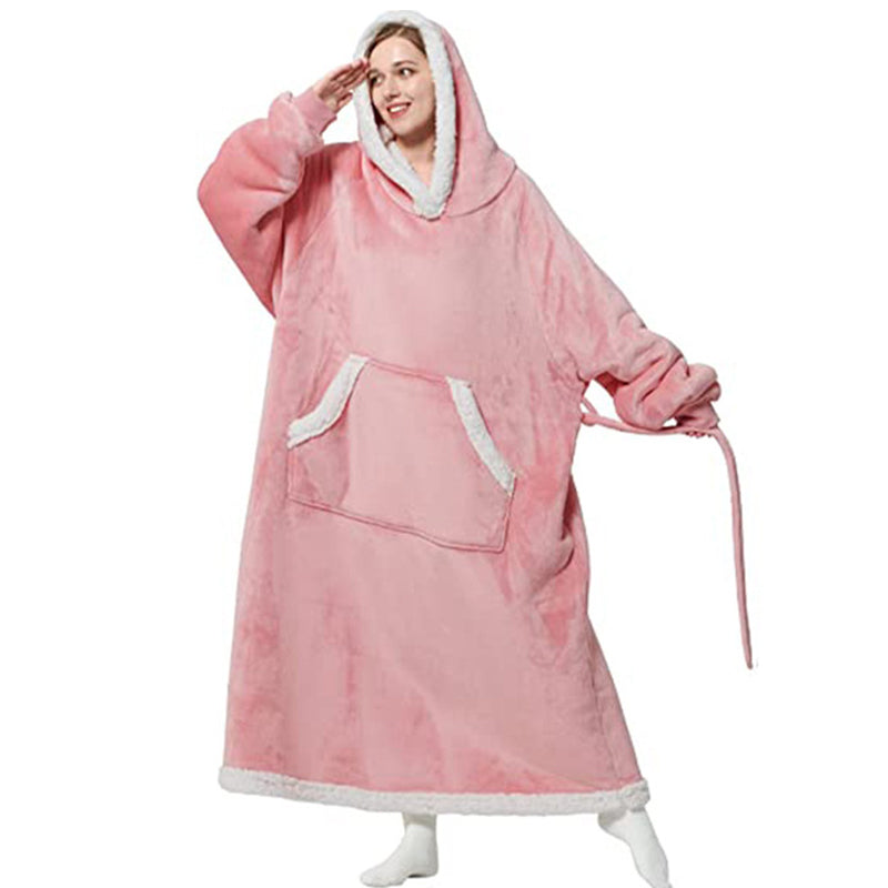 Oversized Winter Pullover Blanket Hoodie-CALLISTARI