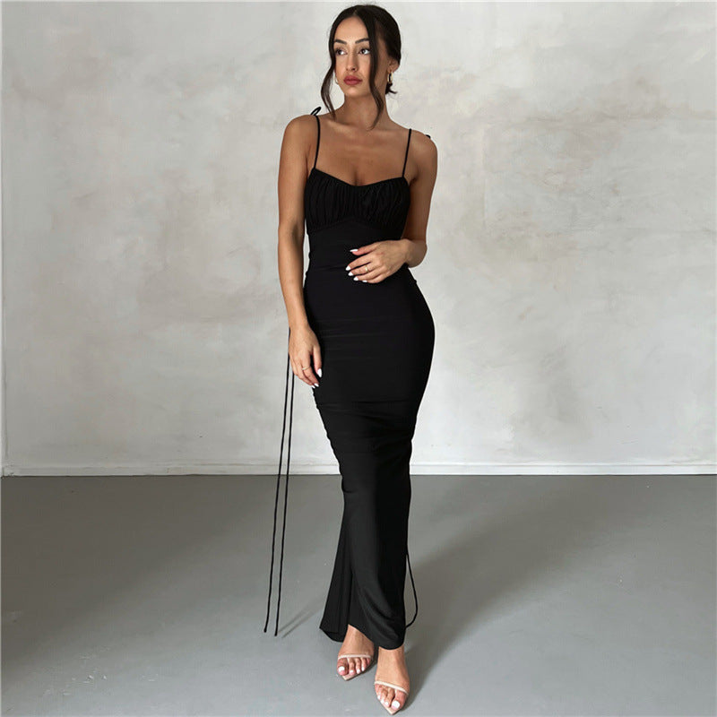 SELENA RUCHED ELEGANCE MAXI DRESS-CALLISTARI