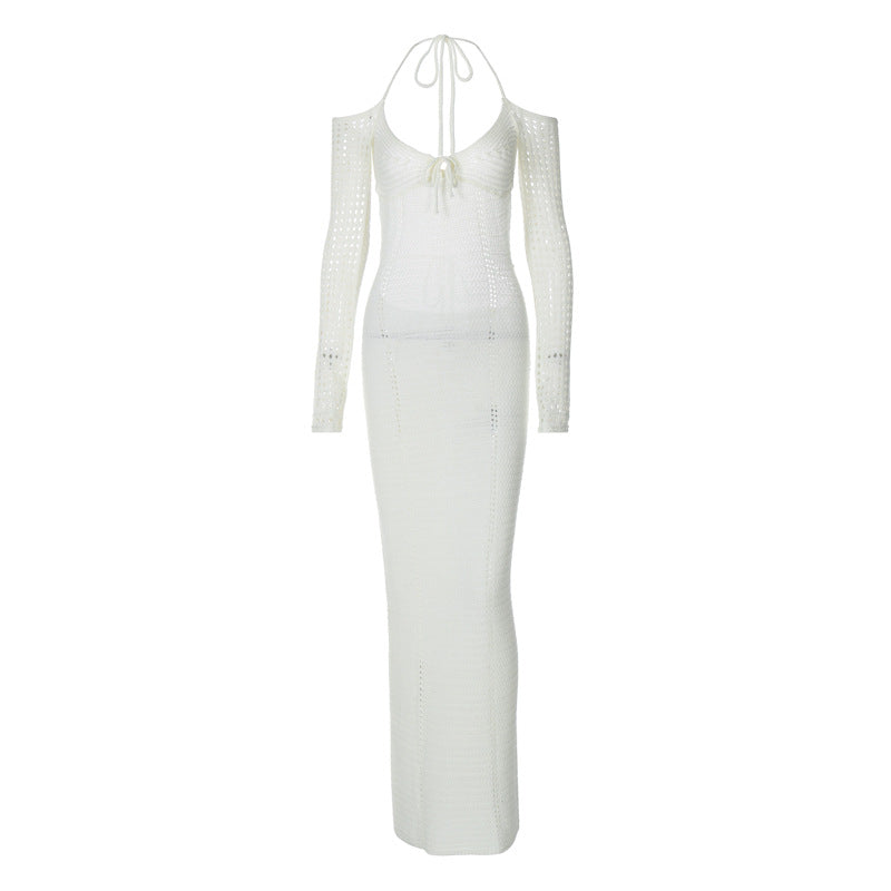 Thalia Crochet Maxi Dress-CALLISTARI