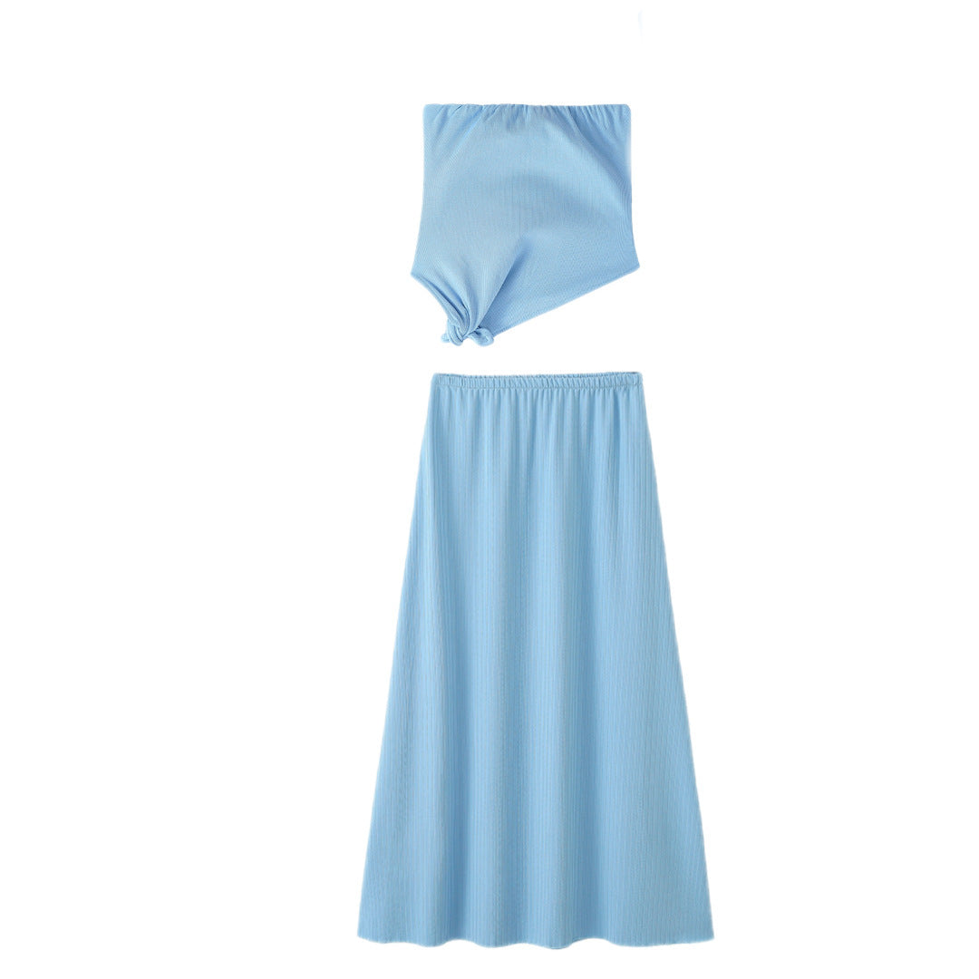 Strapless Maxi Dress Set-CALLISTARI