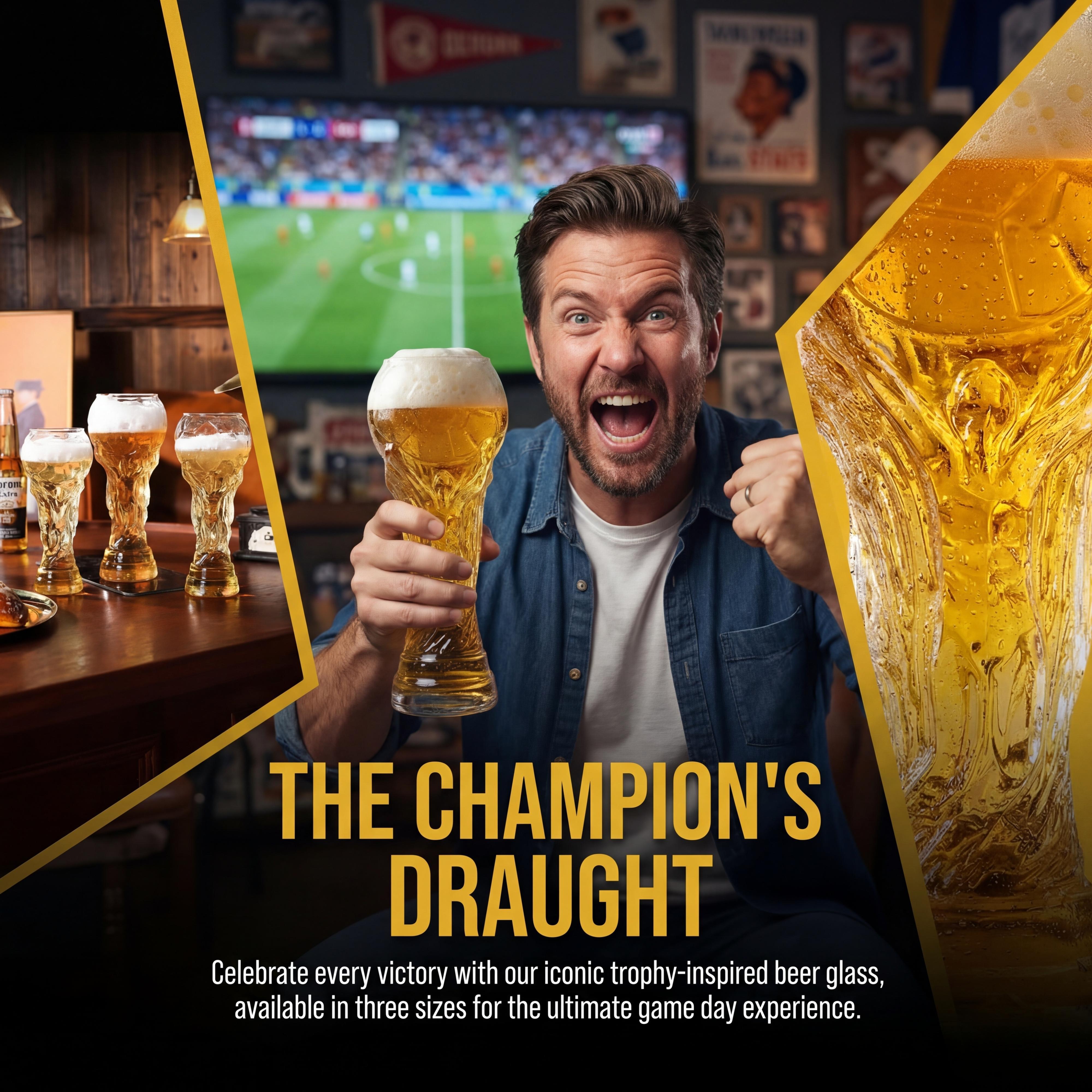 World Cup Trophy Style Beer Mug