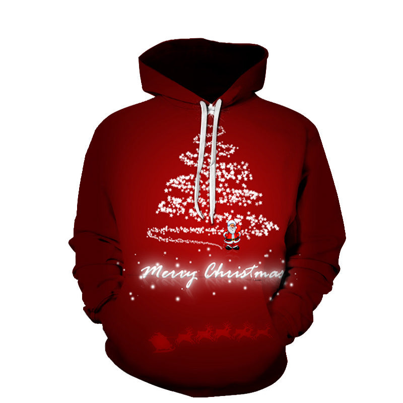 Christmas Santa Pattern Printed 3D Hoodie Collection-CALLISTARI