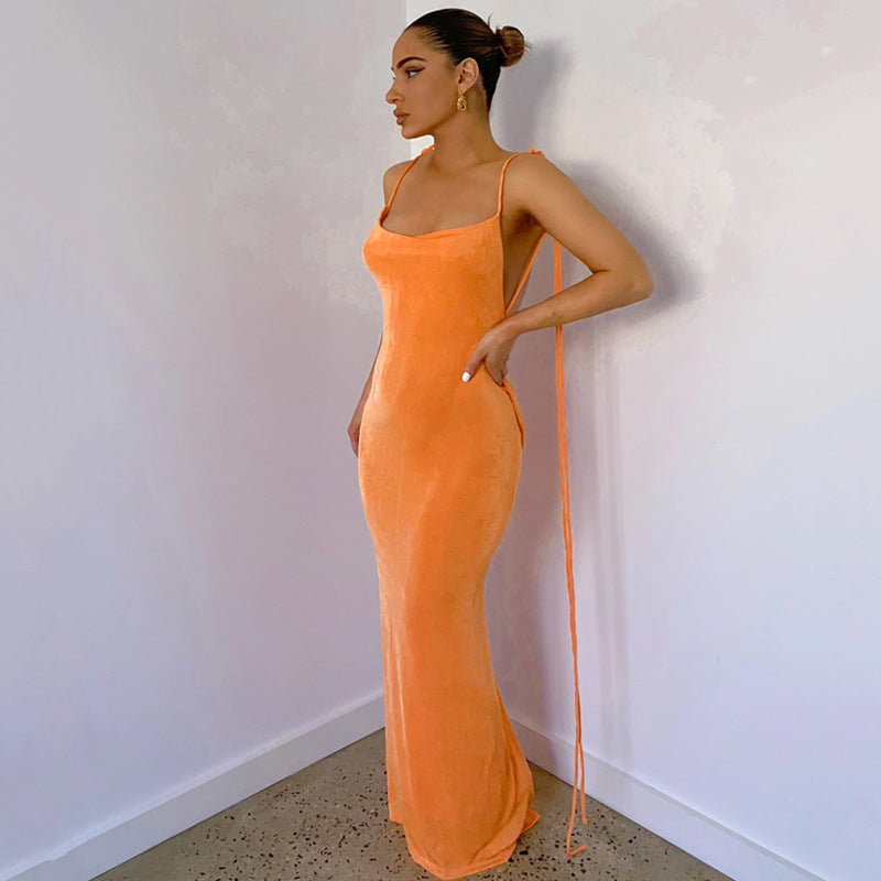 Mabel Halter Maxi Dress-CALLISTARI