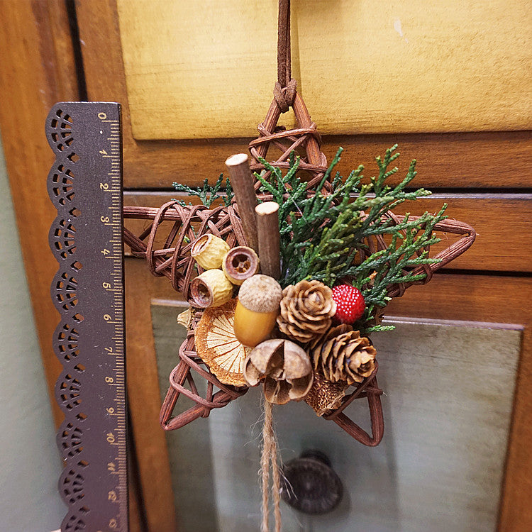 Christmas Decoration Pendant - Forest Pine Cone Bell Car Hanging-CALLISTARI