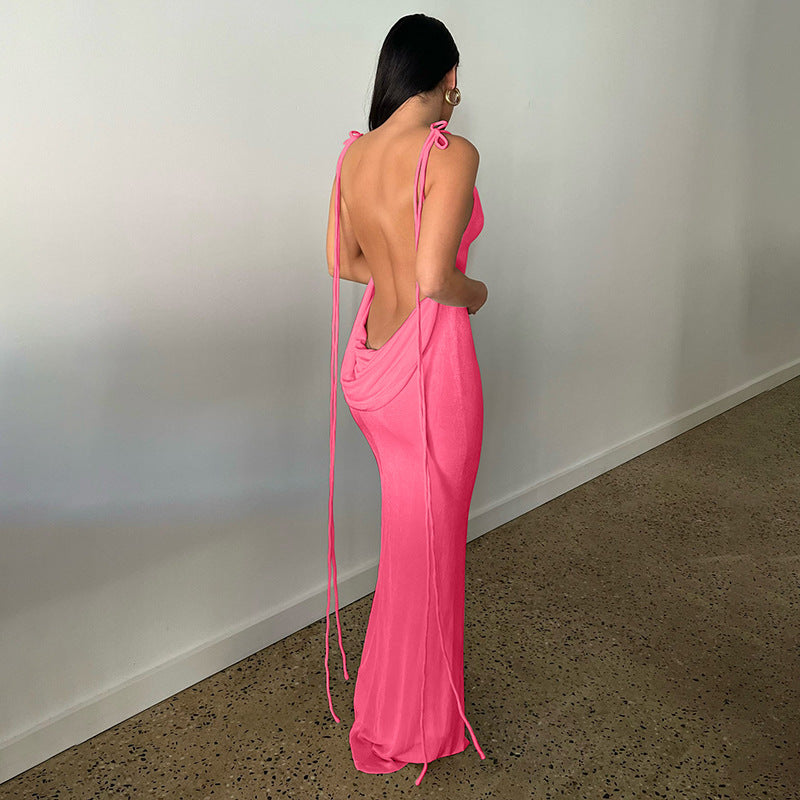 Mabel Halter Maxi Dress-CALLISTARI