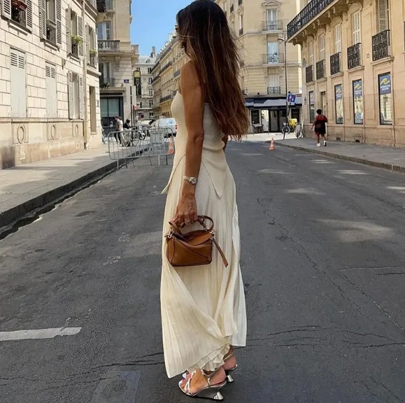 Strapless Maxi Dress Set-CALLISTARI