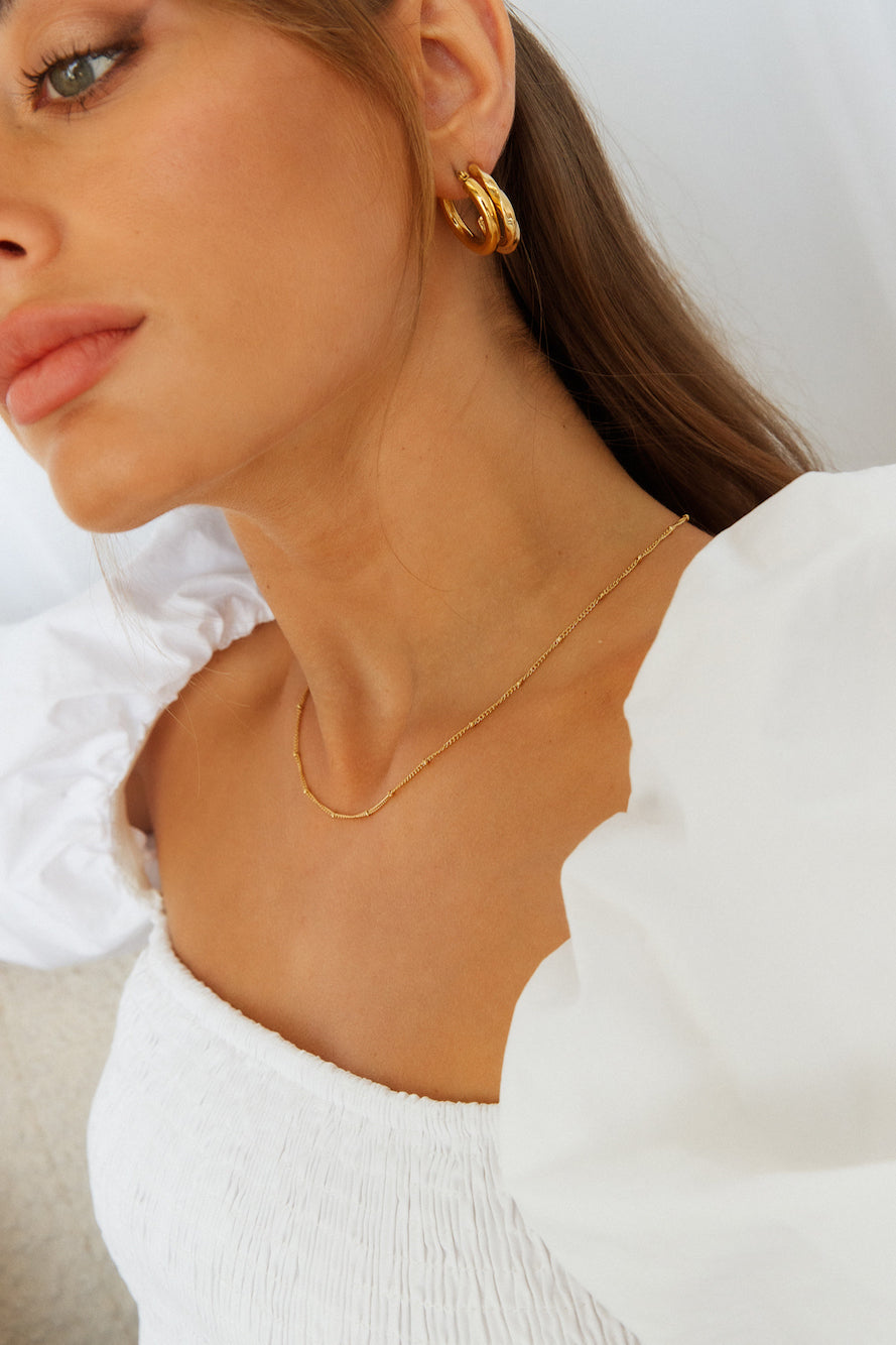 18K Gold Plated Resplendent Earrings Gold-CALLISTARI