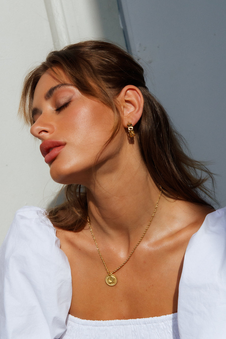 18K Gold Plated Union Of Ours Earrings Gold-CALLISTARI
