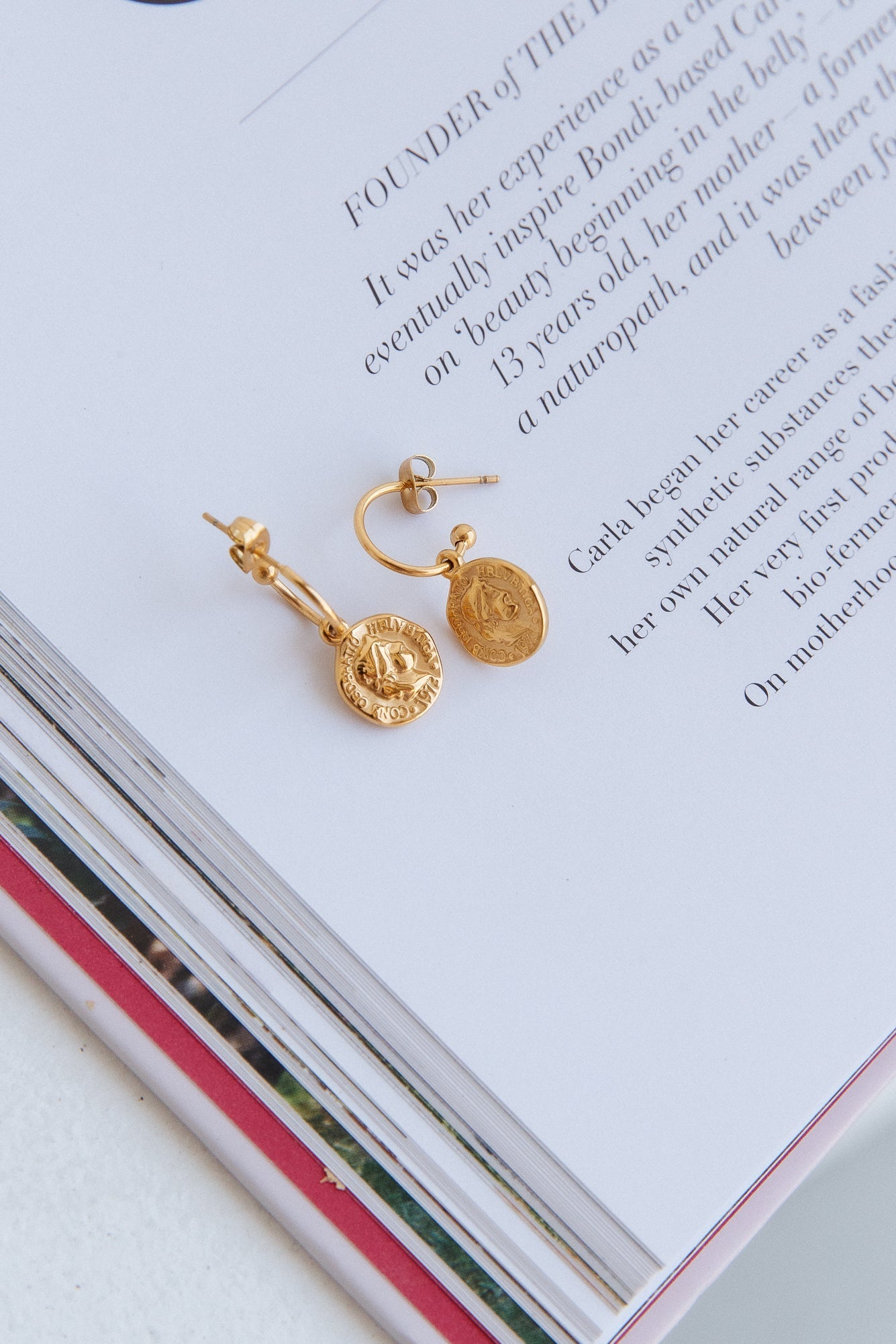 18K Gold Plated Regality Earrings Gold-CALLISTARI
