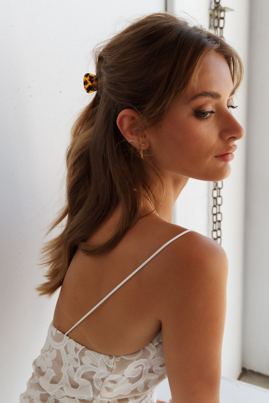 18K Gold Plated Fall Into Me Earrings-CALLISTARI