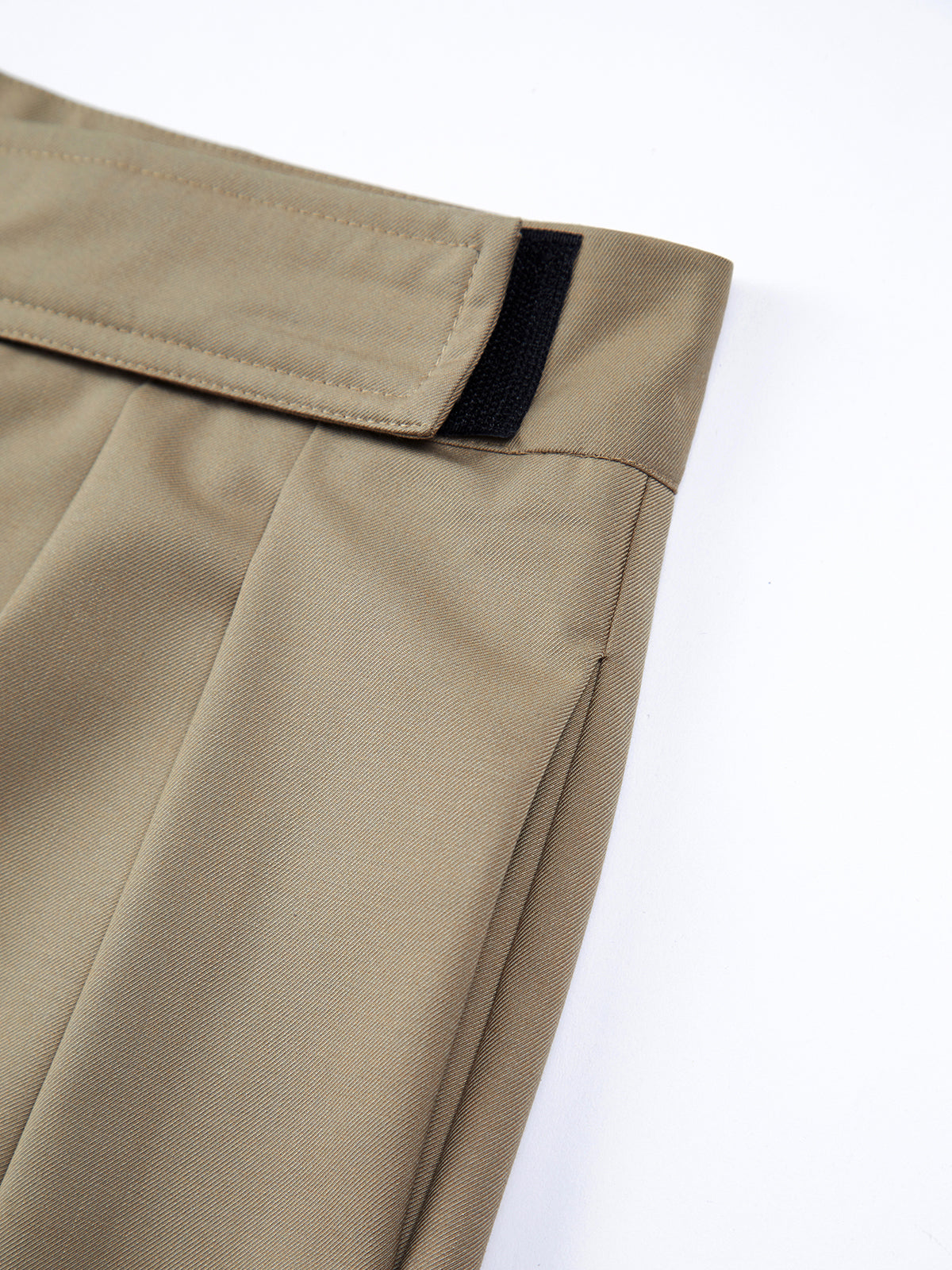 Hook-and-Loop Fastener Wide Leg Velcro Pants-Mesadic
