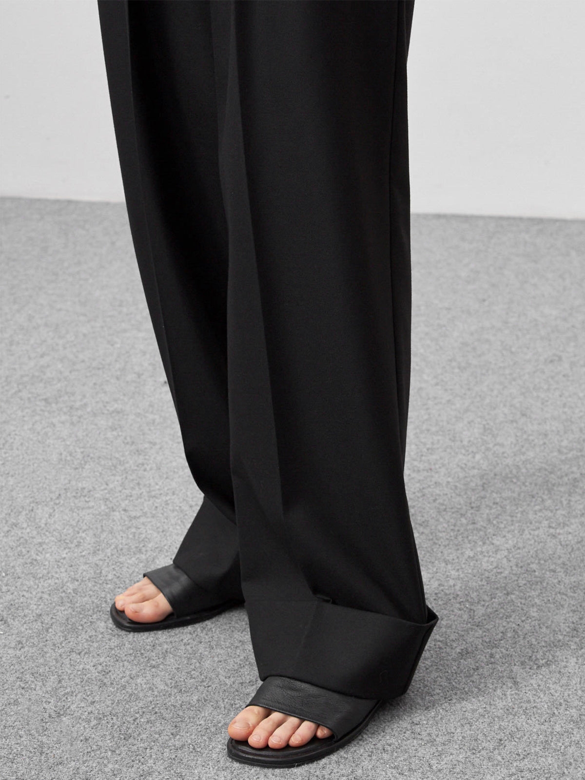 Nostalgia Pleat Wide Leg Pants-CALLISTARI