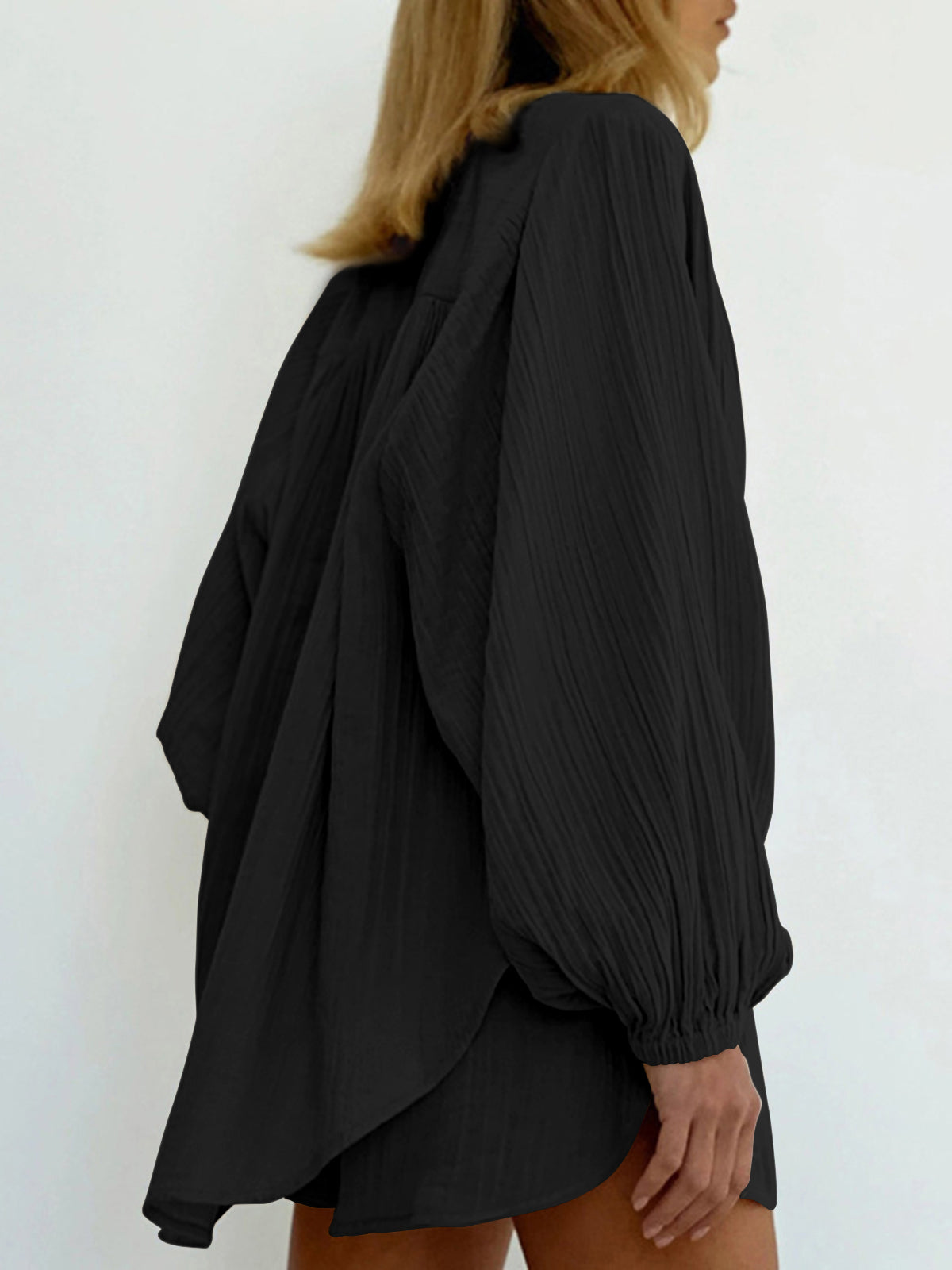 Santorini Textured Two Piece Shorts Set-CALLISTARI