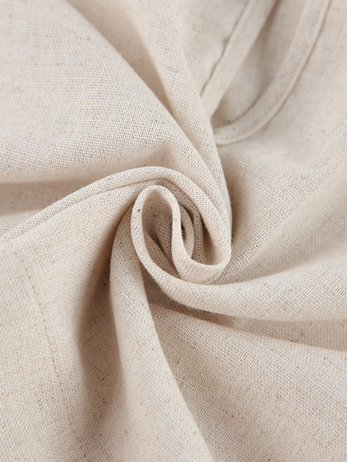 Utility Linen Two Piece Wide Leg Pants Set-Mesadic