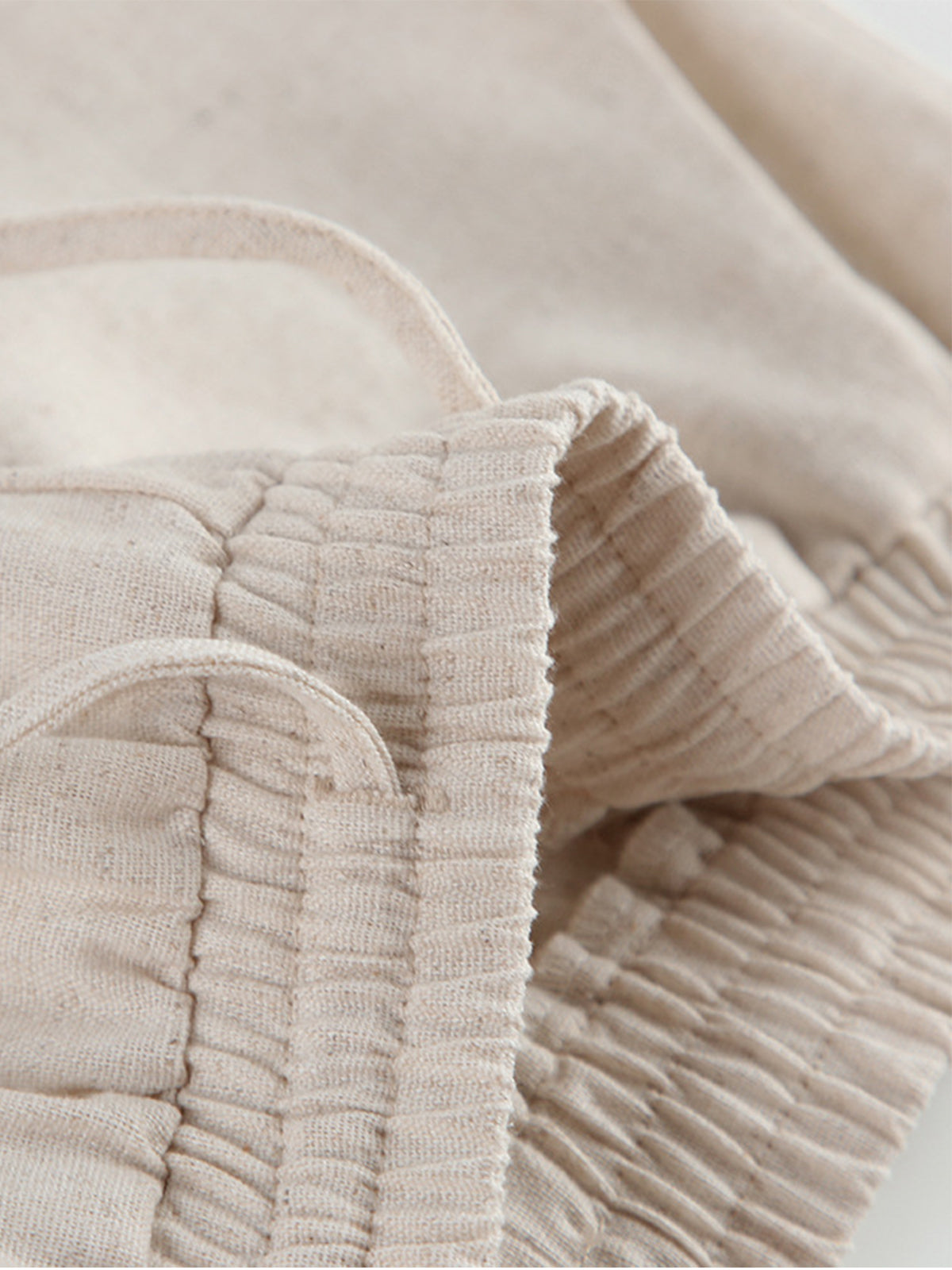 Utility Linen Two Piece Wide Leg Pants Set-Mesadic