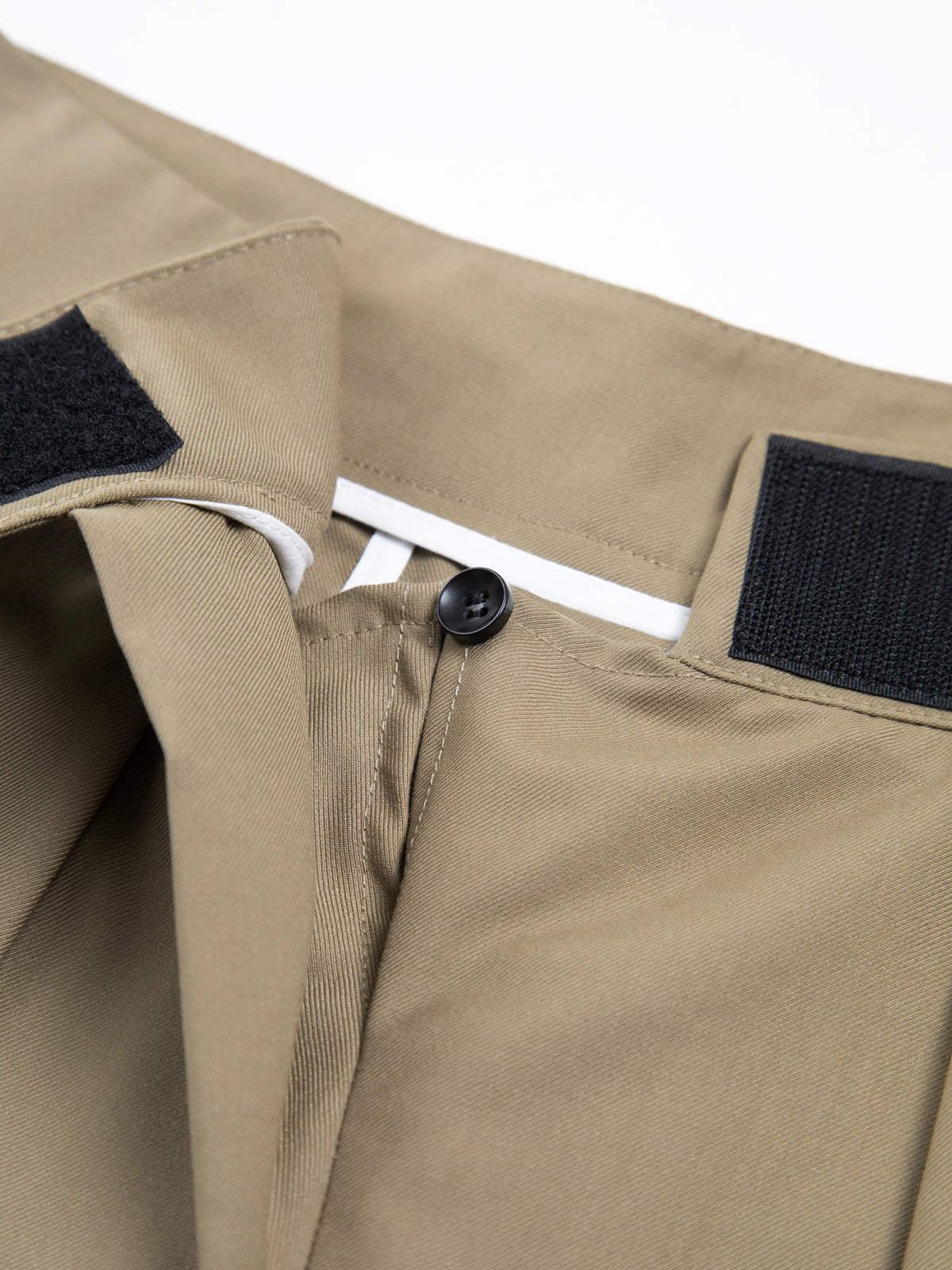 Hook-and-Loop Fastener Wide Leg Velcro Pants-Mesadic