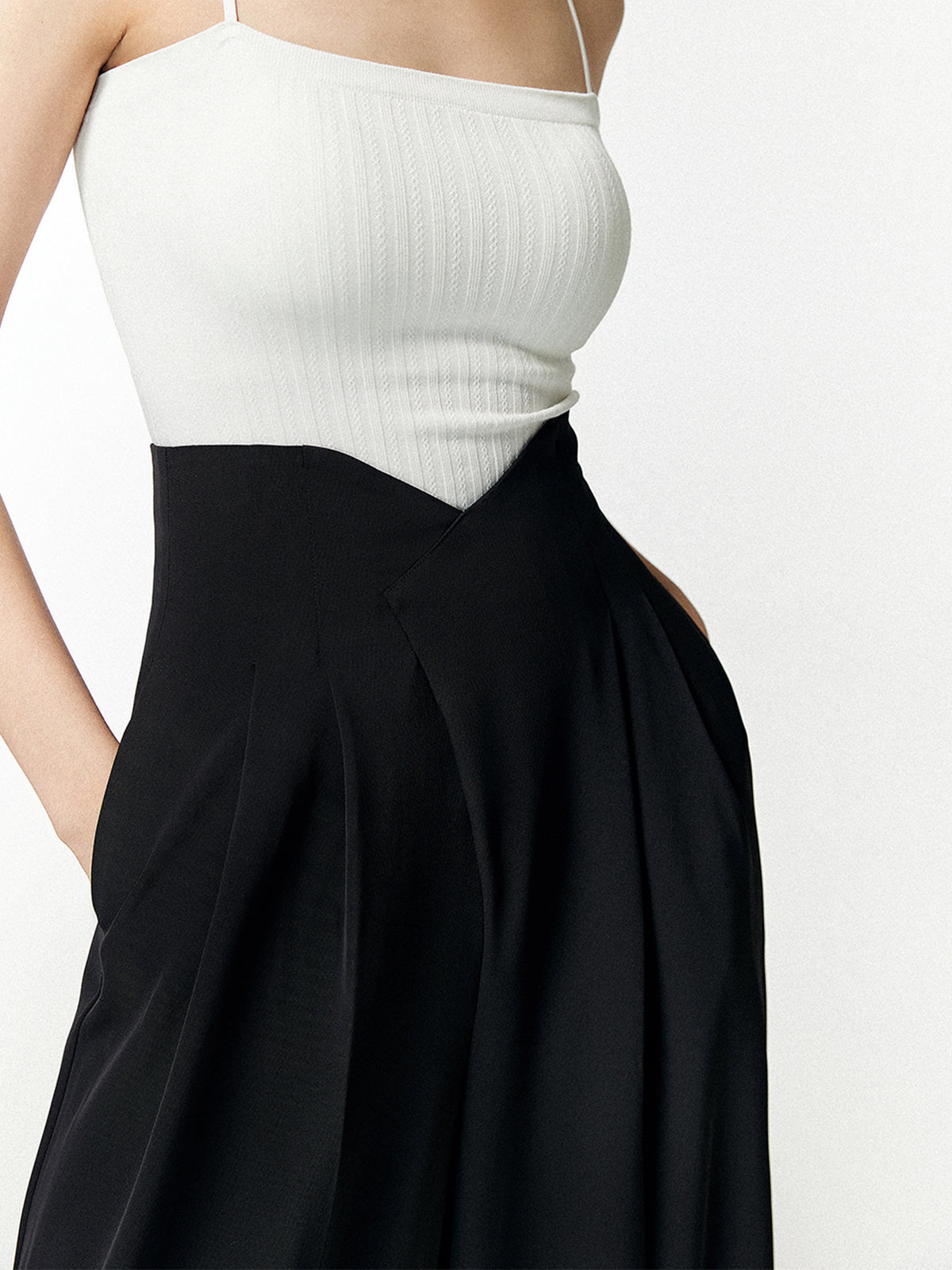 Notch Wide Leg Dress Pants-CALLISTARI