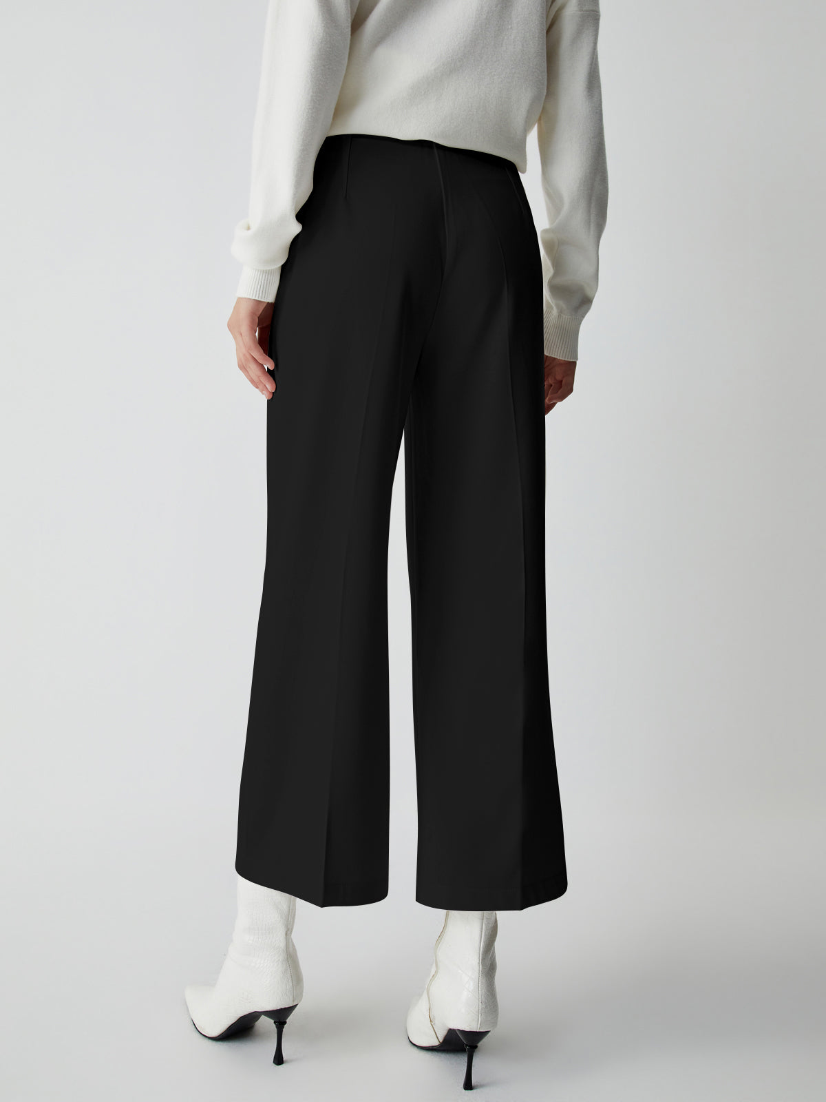 Effortless Wide Leg Culotte Pants-CALLISTARI