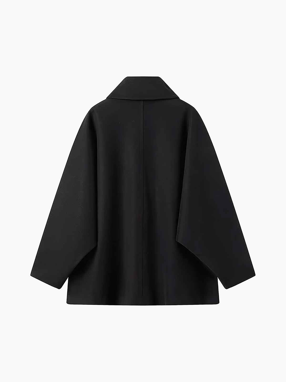 Solid Oversized Pocket Button Coat-CALLISTARI