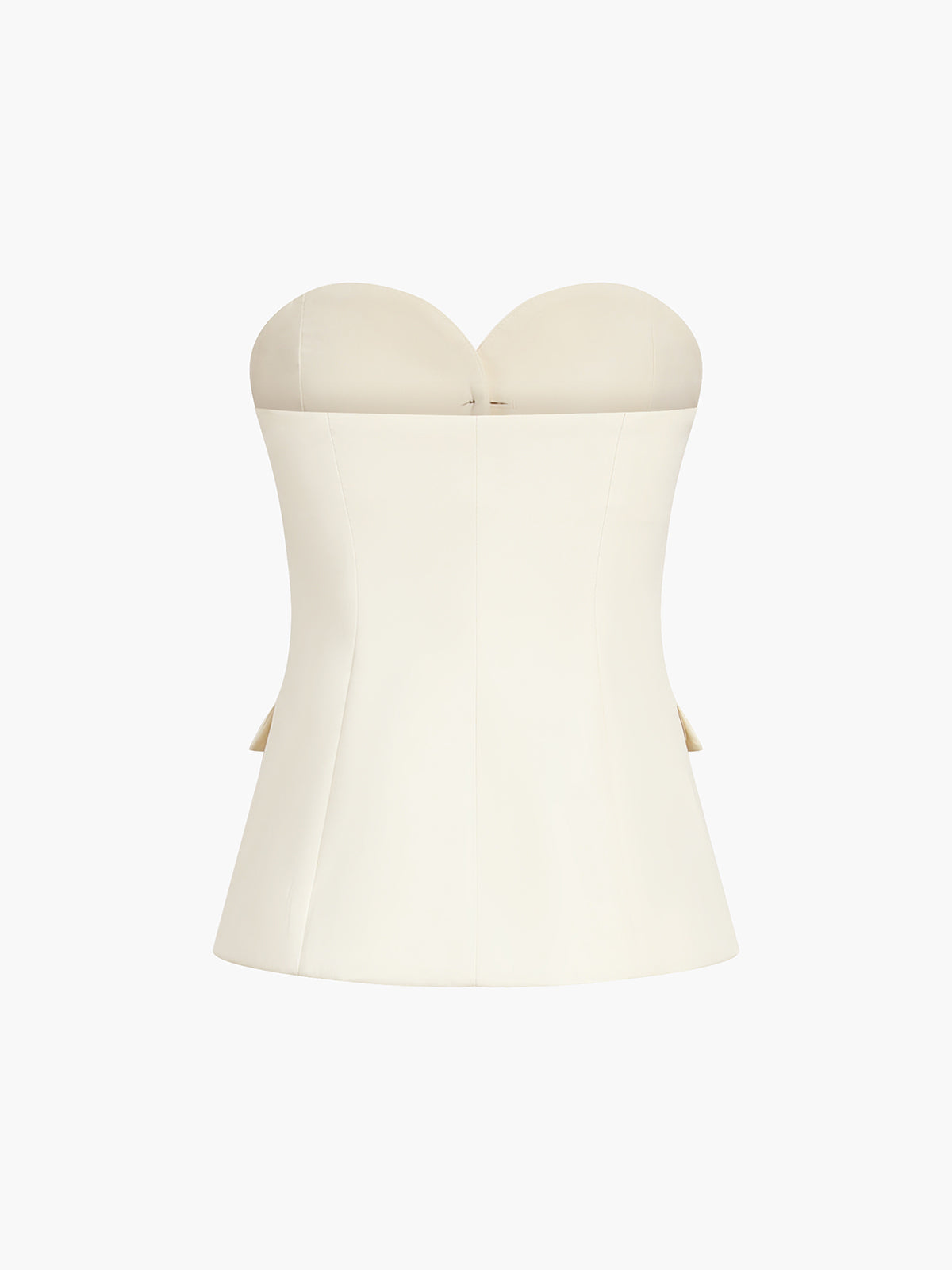 Solid Tube Top With Wide Leg Pants Set-Mesadic