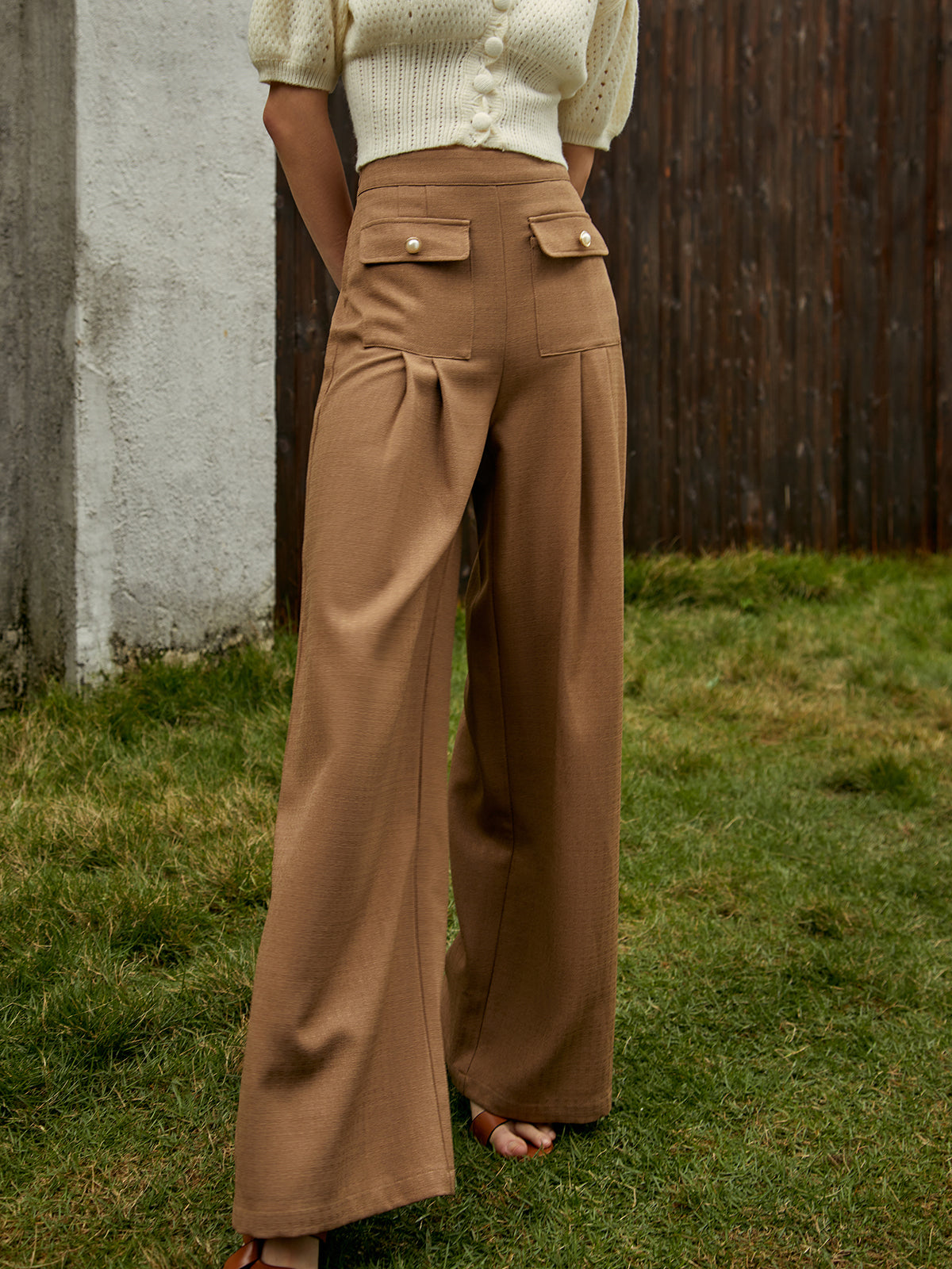 Callistari Callistari Double Pocket Casual Long Pants-CALLISTARI